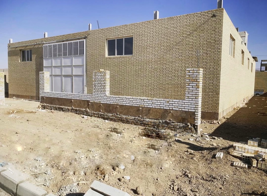 نمونه آجر کار شده با شوره